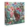 Eeboo Piece And Love Poppy Bunny 1000 Piece Square Adult Jigsaw 1000-pc. Puzzle In Transparent