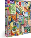 Eeboo Piece And Love Ufo Victorian Ladies 1000 Piece Adult Square Jigsaw Puzzle In Multi