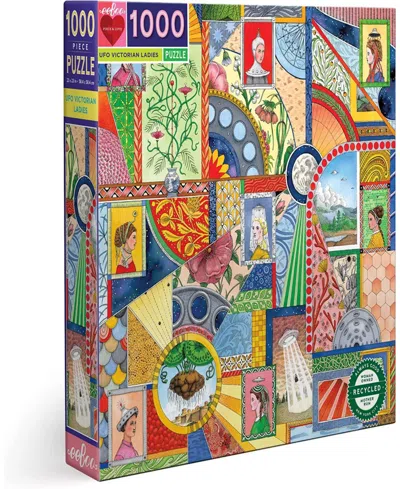 Eeboo Piece And Love Ufo Victorian Ladies 1000 Piece Adult Square Jigsaw Puzzle In Multi