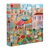 Eeboo Piece And Love Venice Open Market 1000 Piece Square Adult Jigsaw 1000-pc. Puzzle In Transparent