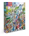 Eeboo Piece Love Paris Bookseller Puzzle In Multi