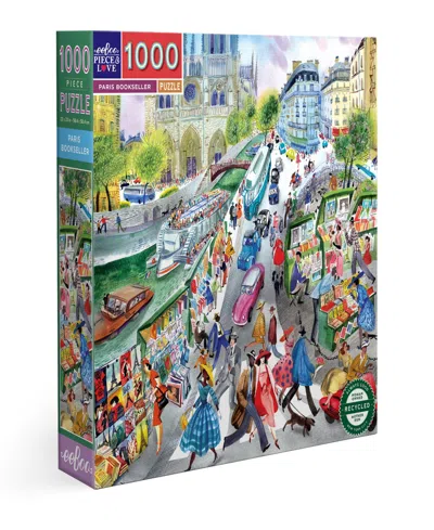 Eeboo Piece Love Paris Bookseller Puzzle In Multi