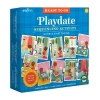 Eeboo Ready To Go Puzzle - Playdate - Sequencing Activity Ages 3 And Up 10-pc. Puzzle In Transparent