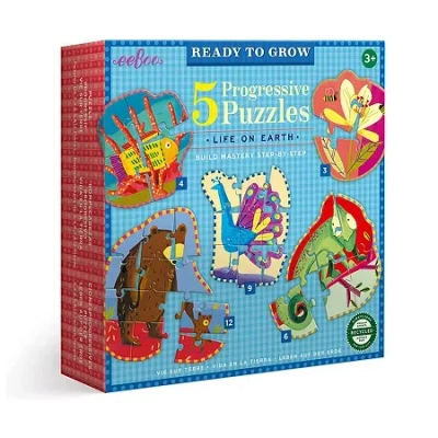 Eeboo Ready To Grow - Life On Earth P. 34-pc. Puzzle In Multi