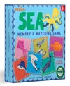 Eeboo Sea Little Square Memory Game In Multi