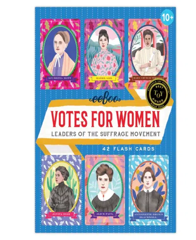 Eeboo Kids' Votes For Women Educational Flashcards 45 Piece Set In Multi