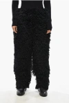 Eenk Eco-fur Zuffe Pants In Black