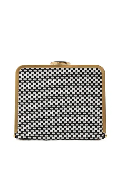 Eenk Hem Bag In Black/white