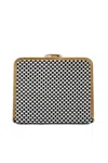 Eenk Hem Bag In Black/white In Multi