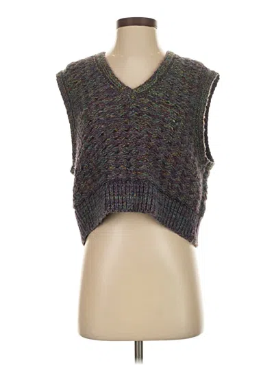 Pre-owned Eenk Sweater Vest In Gray