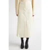 Eenk Textured Maxi Skirt In Ivory