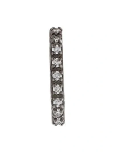 Pre-owned Eéra 18k Diamond Mini Single Huggie Earring In Multi
