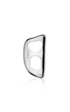 Eéra 18k White Gold Stone Earring Big In Silver