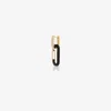 Eéra 18k Yellow Gold And Black Chiara Small Diamond Earring In Black