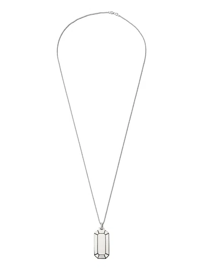 Eéra 18k White Gold Big Tokyo Diamond Necklace In Silver