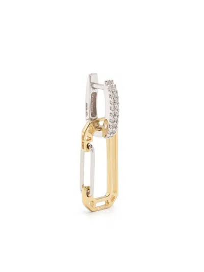 Eéra 18kt Yellow And White Gold Small Chiara Diamond Earring