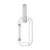Eéra Special Order - Small Chiara Single Earring In 18-karat White Gold With Diamonds In White