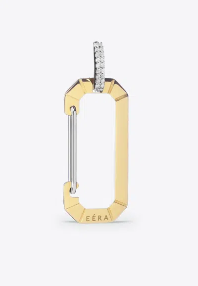 Eéra Big Chiara Single Earring In 18k Yellow/white Gold With Diamonds