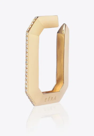 Eéra Big Sabrina Single Ear-cuff In 18k Yellow Gold With Diamonds