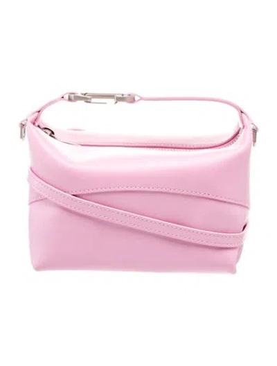 Pre-owned Eéra Camel Leather Moon Bag W/ Tags In Pink