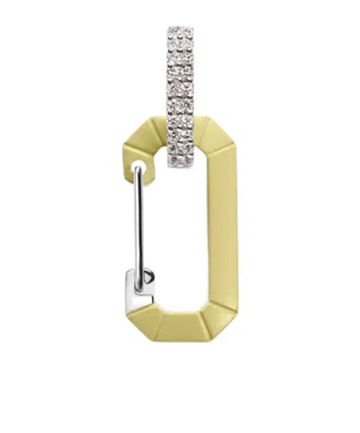 Eéra Chiara Small Single Diamond Earring In 18k Gold In Yellow