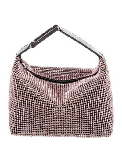 Pre-owned Eéra Crystal Moon Bag W/ Tags In Pink