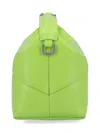 Eéra Eéra Green Leather Moon Top Handle Bag