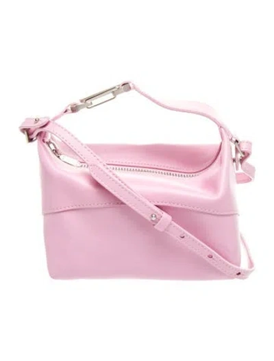 Pre-owned Eéra Leather Crossbody Bag In Pink