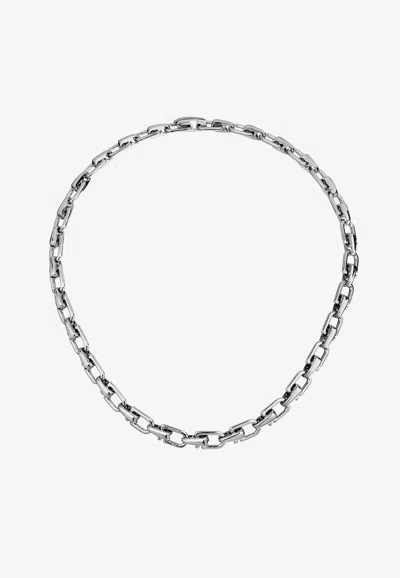 Eéra Mega Reine Chain Necklace In White