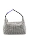 Eéra Moonbag Crystal Tote Bag In Silver