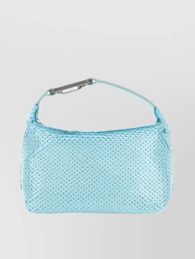 Eéra Moonbag Sequin Embellished Shoulder Bag In Blue
