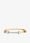 Eéra Ninety 18-karat Yellow Gold Bracelet With Diamonds In Gold