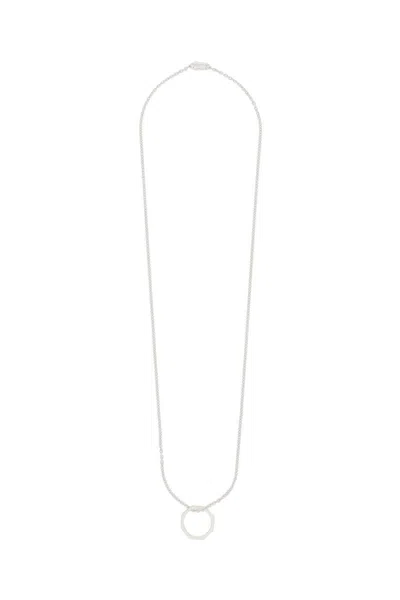 Eéra 'oh' Necklace With Sunglasses Holder In Argento