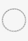 Eéra Reine Diamond Chain Necklace In 18-karat White Gold In Silver