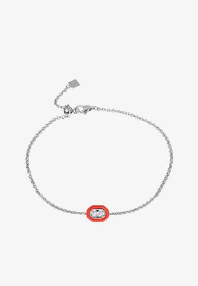 Eéra Roma Diamond Bracelet In 18-karat White Gold In Silver