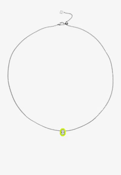 Eéra Roma Diamond Chain Necklace In 18-karat White Gold In Silver