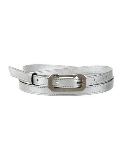 Pre-owned Eéra Skinny Leather Belt