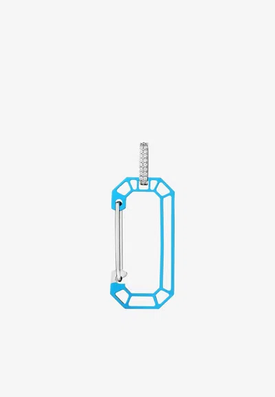 Eéra Special Order - Anima Chiara Big Earring In Blue
