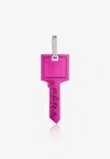 Eéra Special Order - Big Key Single Earring In 18-karat Gold With Diamonds In Pink