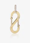 Eéra Special Order - Big Romy Single Earring In 18k Yellow Gold With Diamonds In Gold