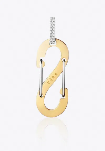 Eéra Special Order - Big Romy Single Earring In 18k Yellow/white Gold With Diamonds