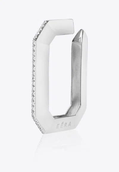 Eéra Special Order - Big Sabrina Single Ear-cuff In 18k In White Gold
