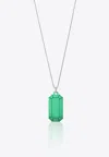 Eéra Special Order - Big Tokyo Necklace In 18k Gold In Green