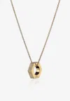Eéra Special Order - Bullone Necklace In 18-karat Yellow Gold With Diamonds In Gold