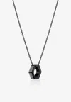 Eéra Special Order - Bullone Necklace In 18-karat Yellow Gold With Diamonds In Black
