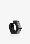 Eéra Special Order - Dado Earring In 18-karat Gold With Diamonds In Black