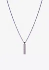 Eéra Special Order - Diamond Embellished Long Beach Necklace In Pink