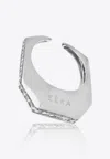 Eéra Special Order - Medium Sabrina Single Ear-cuff In 18k White Gold With Diamonds In White Gold