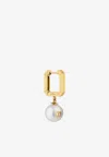 Eéra Special Order - Mini Pearl Drop Earring In 18-karat Gold In Gold