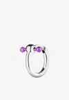 Eéra Special Order - Mini Piercing Hoop Earring In 18-karat Gold In White Gold